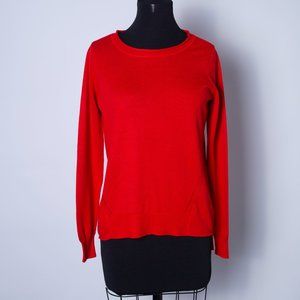 The Limited Red Pullover Sweater